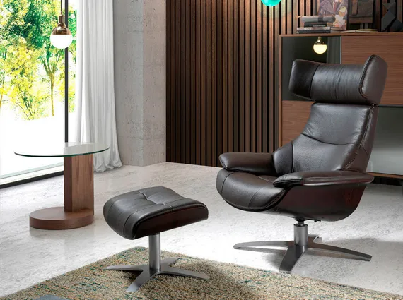 Поворотное кресло с откидывающейся спинкой A985-SILLON