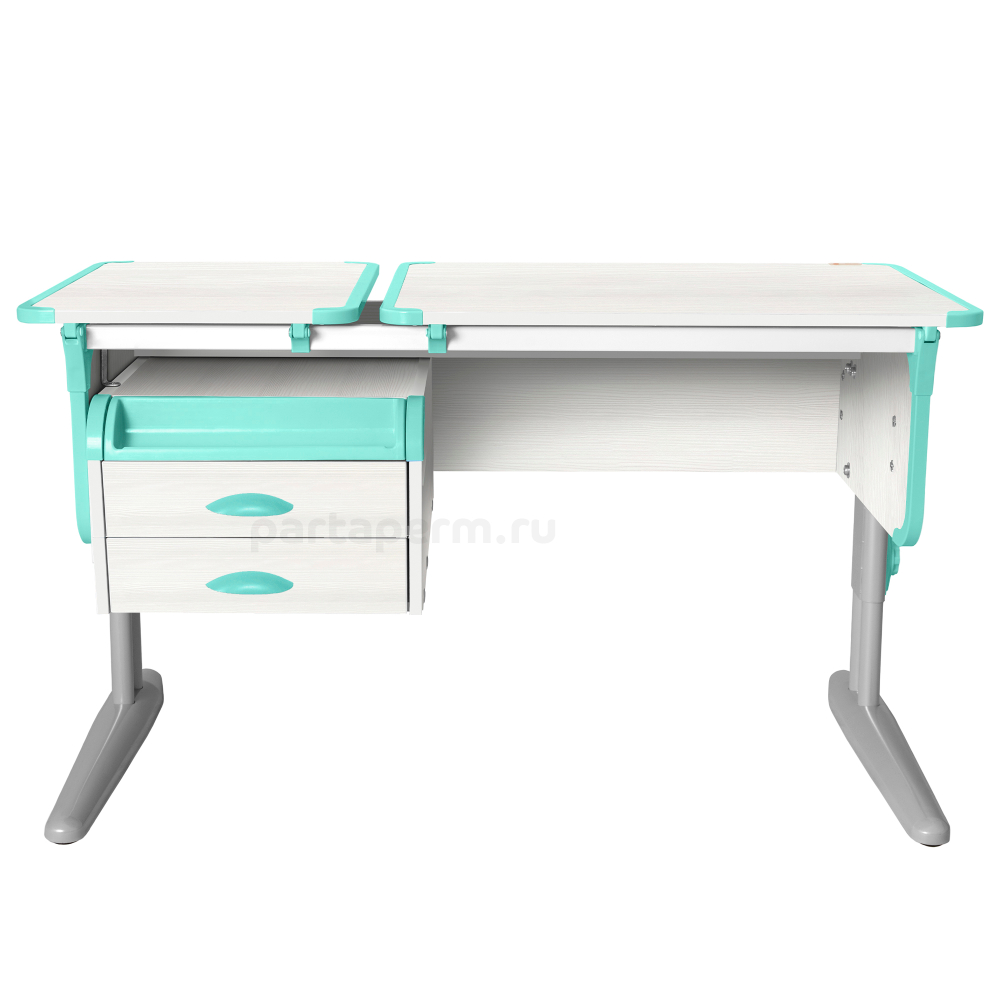 Растущая парта Дэми с навесной тумбой СУТ 42-03 (1205×550 мм)