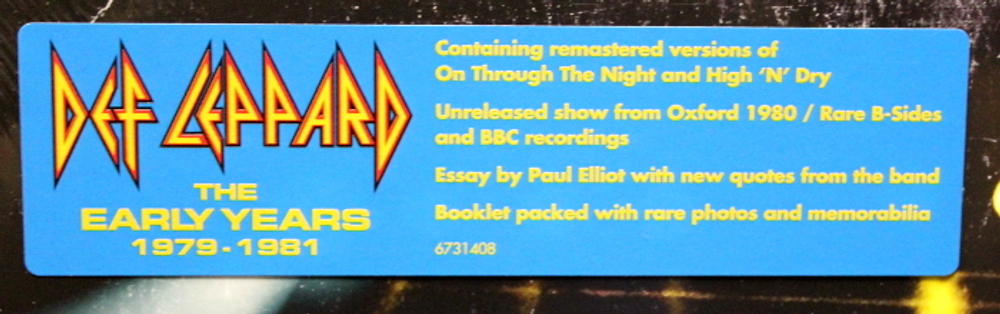 Def Leppard / The Early Years 79-81 (Limited Edition Box Set)(5CD)
