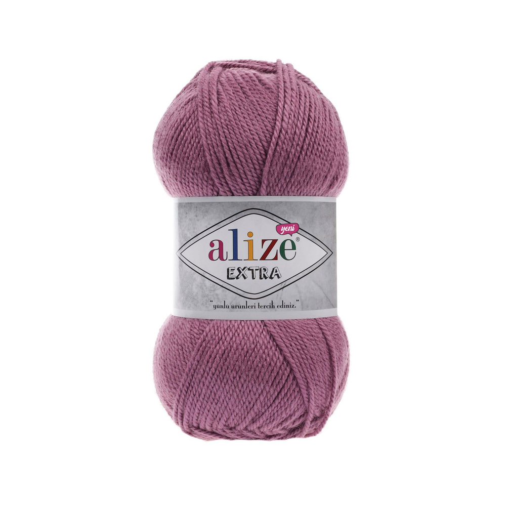 Экстра (Extra ) пряжа Alize 100% акрил 5х100г/220м 28 сухая роза