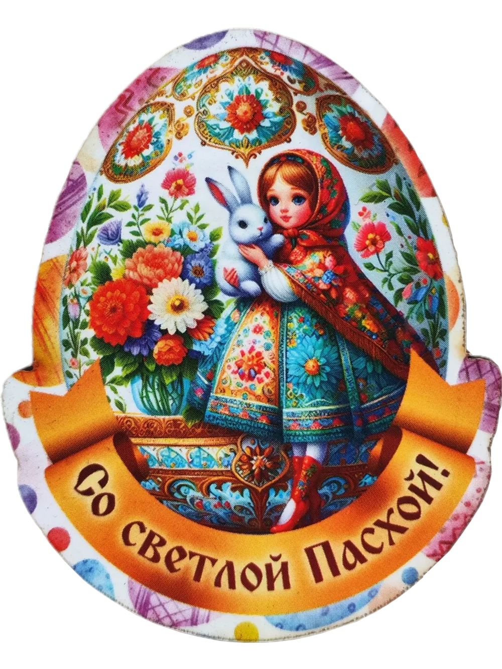 Набор магнитов пасхальный 15 штук