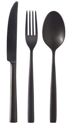 LUCE BLACK - Ложка чайная 14,9 см нерж.сталь 18/10 LUCE BLACK артикул 18142021, BROGGI, Италия