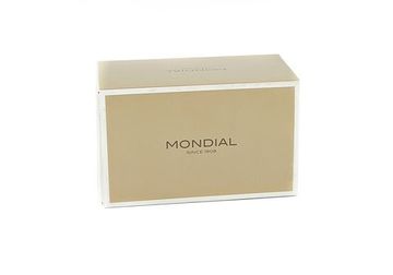 Помазок для бритья Mondial, пластик, ворс барсука, рукоять - цвет серый