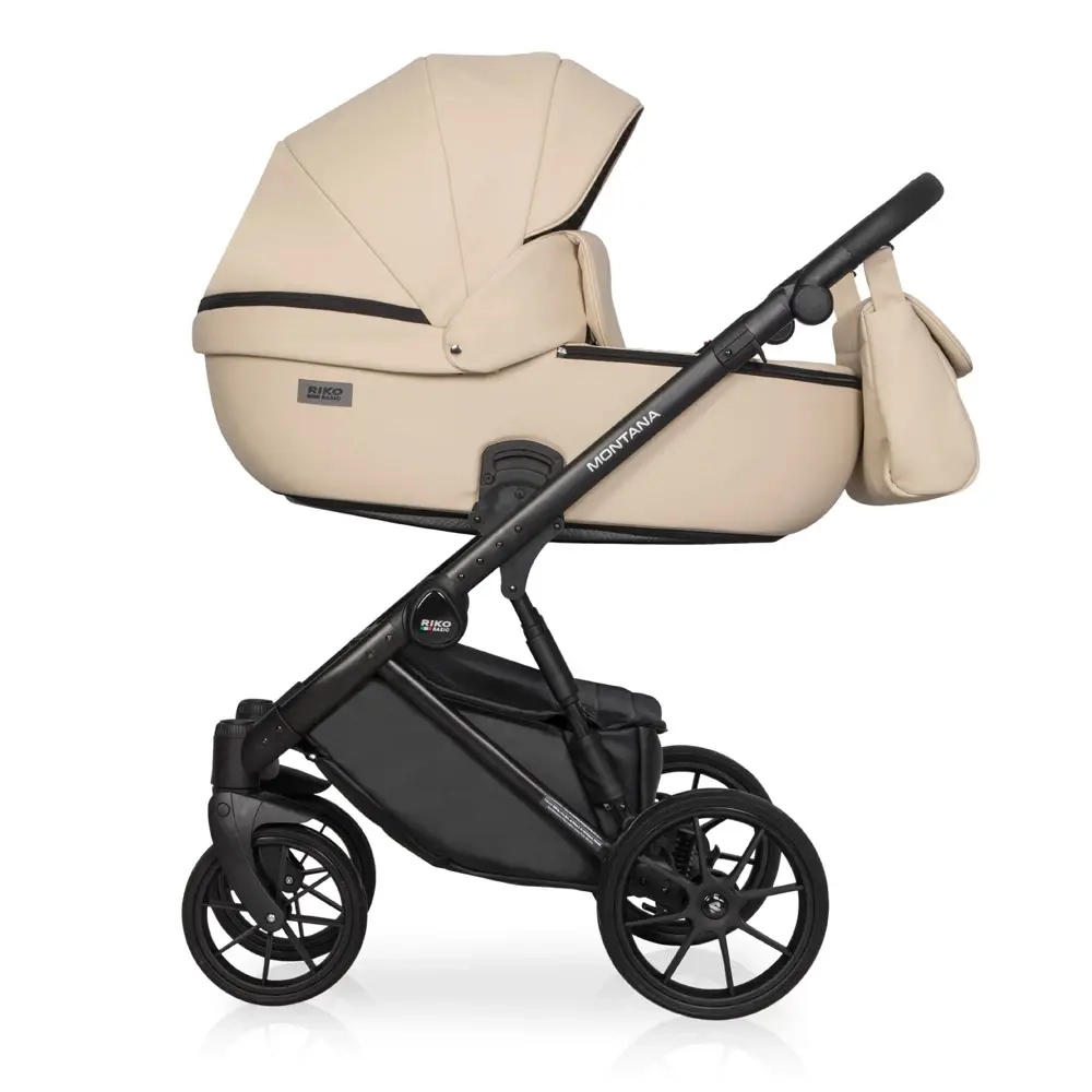 Коляска 2 в 1 Riko Basic Montana Ecco цвет 15 Ivory beige (бежевый)