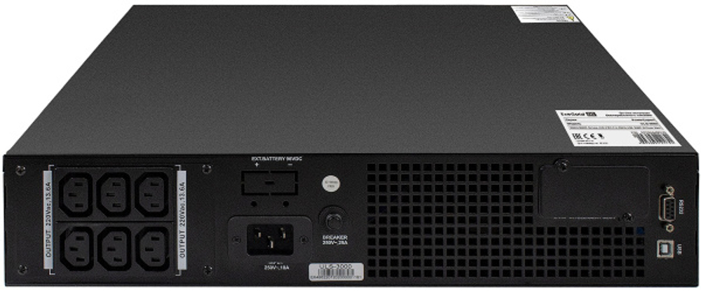 Источник бесперебойного питания Exegate PowerExpert ULS-3000.LCD.AVR.C13.USB.RS232.SNMP.2U