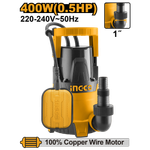 Насос дренажный INGCO SPC4008 400 Вт 117 л/мин