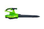 Аккумуляторный воздуходув пылесос Greenworks GD40BVK5, 2406907UG,40v, АКБ 5 А·ч и ЗУ