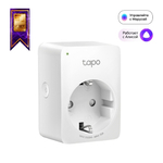 TP-Link Tapo P100 (1-pack) Умная мини Wi-Fi розетка,Wi-Fi 2,4 ГГц