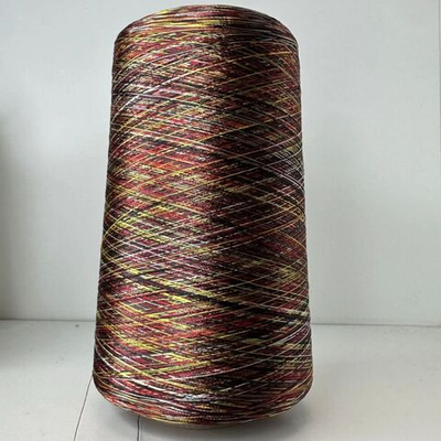 BRIGHT YARN - Missoni; 100% вискоза; 3750м/100гр; col.7352, цвет: белый, желтый, красный, черный; S506