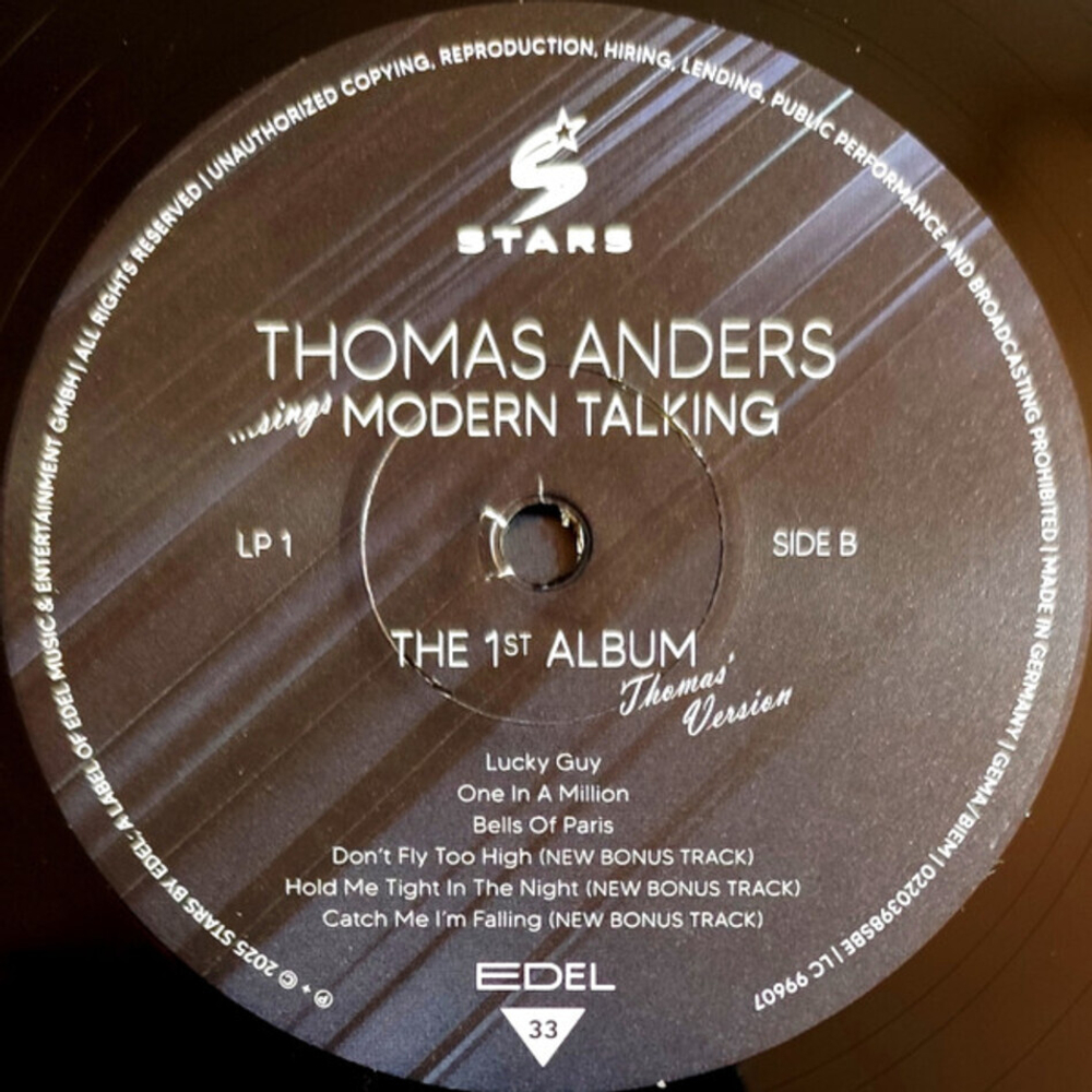 Thomas Anders / ...Sings Modern Talking - The 1st Album - Thomas' Version (2LP)