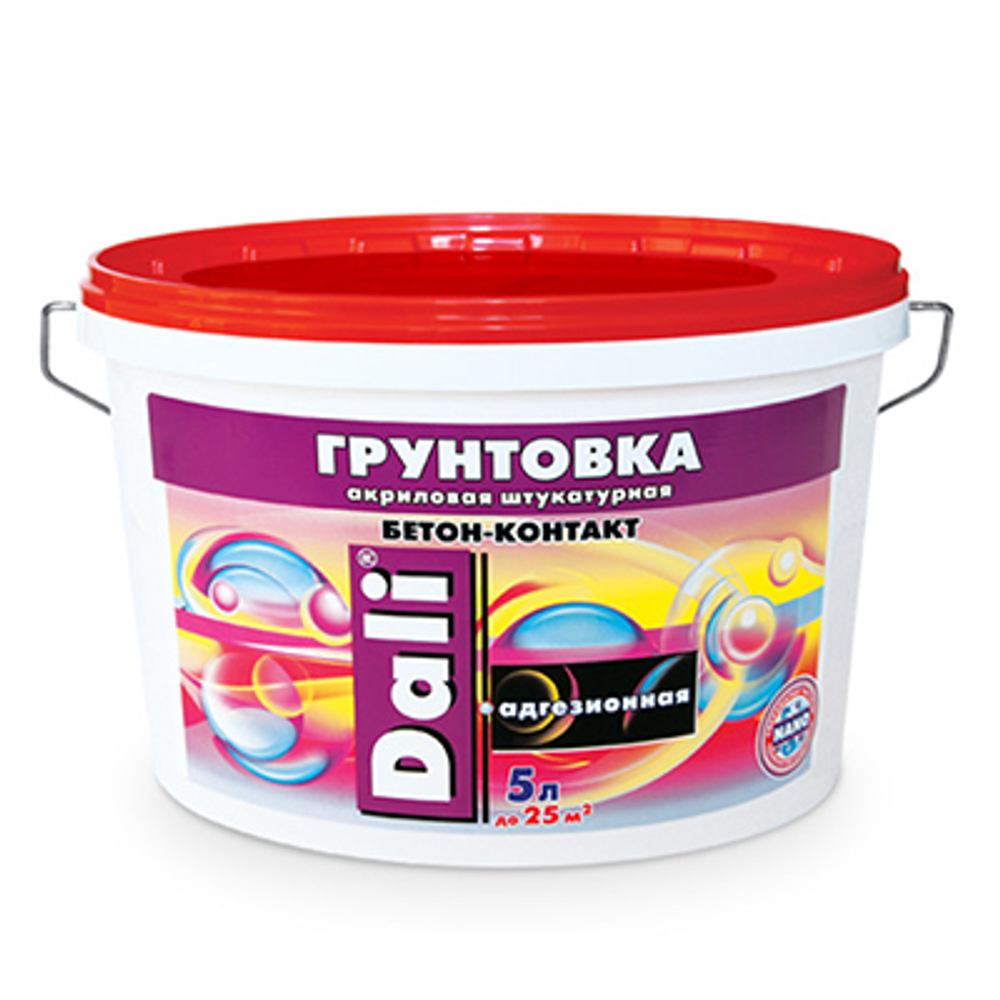 Грунтовка Dali акриловая адгезионная Бетон-Контакт штукатурная 3,5 кг