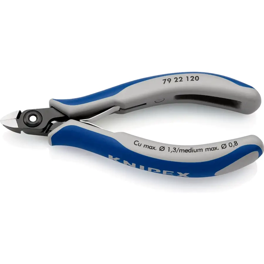 Прецизионные кусачки боковые для электроники чернёные 120 мм Knipex 79 22 120