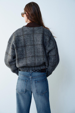 ZARA БОМБЕР В КЛЕТКУ, РАЗНОЦВЕТНЫЙ