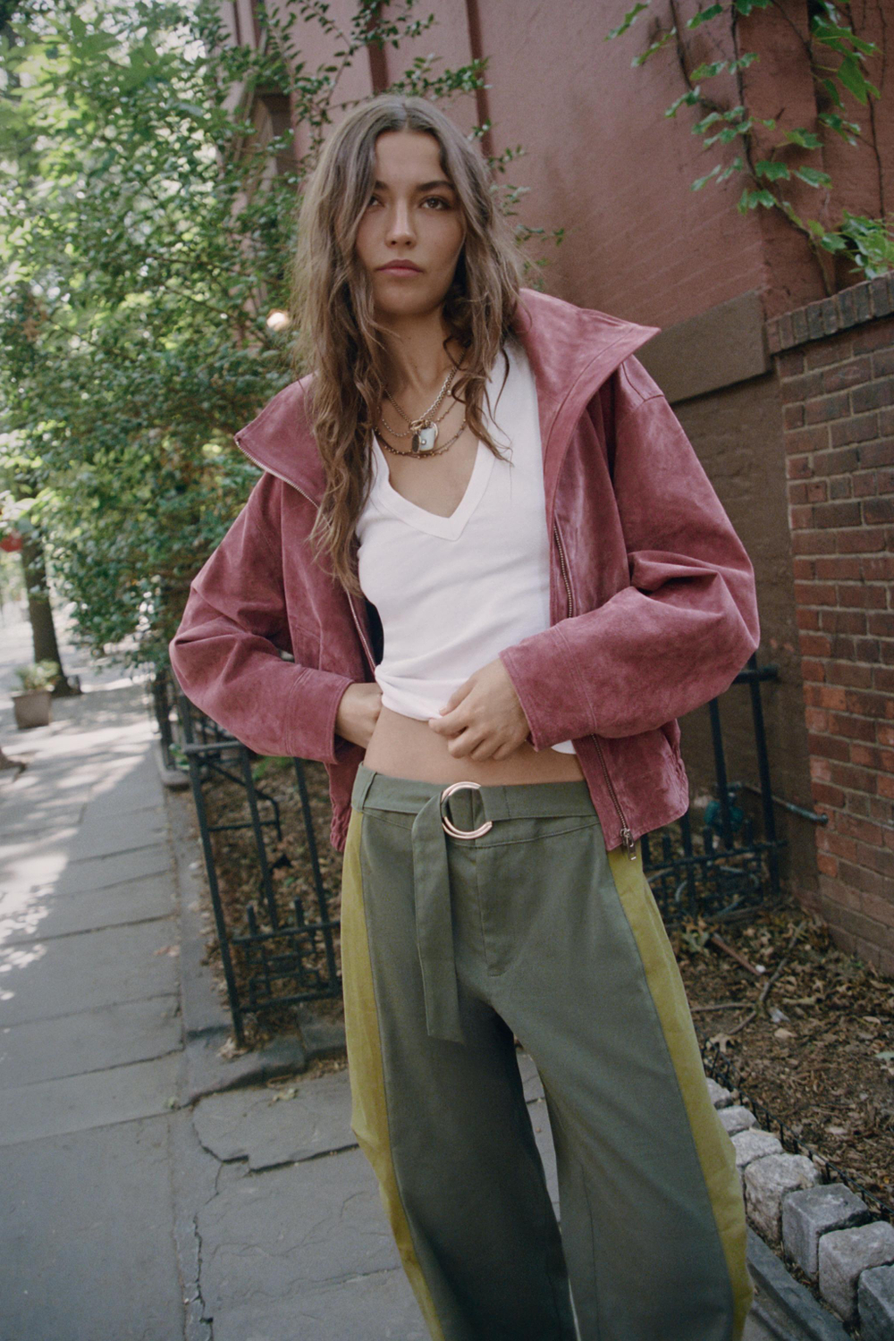 УКОРОЧЕННЫЕ КОМБИНИРОВАННЫЕ БРЮКИ — ZARA