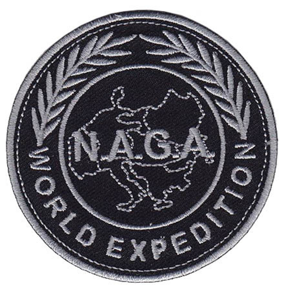 Нашивка Мировая экспедиция чёрный