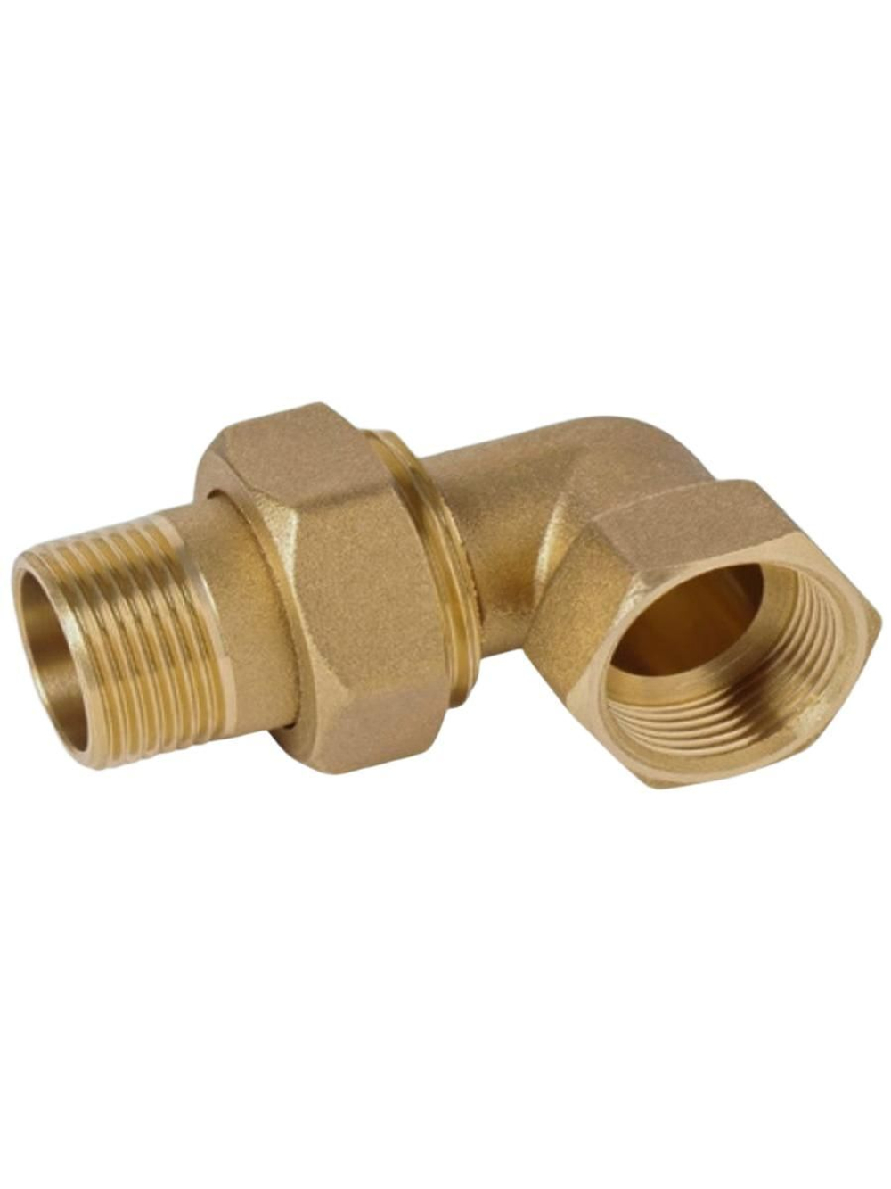 Американка угловая 1/2" ВН латунь ViEiR