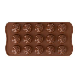 Форма силиконовая для приготовления конфет rose, 11x21 см
