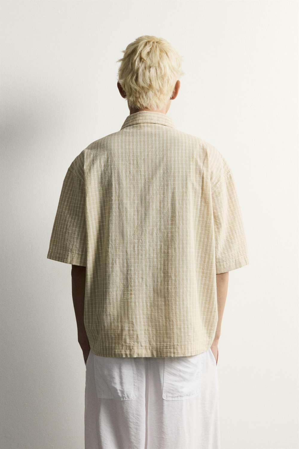 РУБАШКА BOXY FIT В КЛЕТКУ — ZARA · 6103/426
