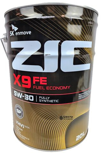 Масло ZIC X9 FE 5W-30 20 л ZIC 192615