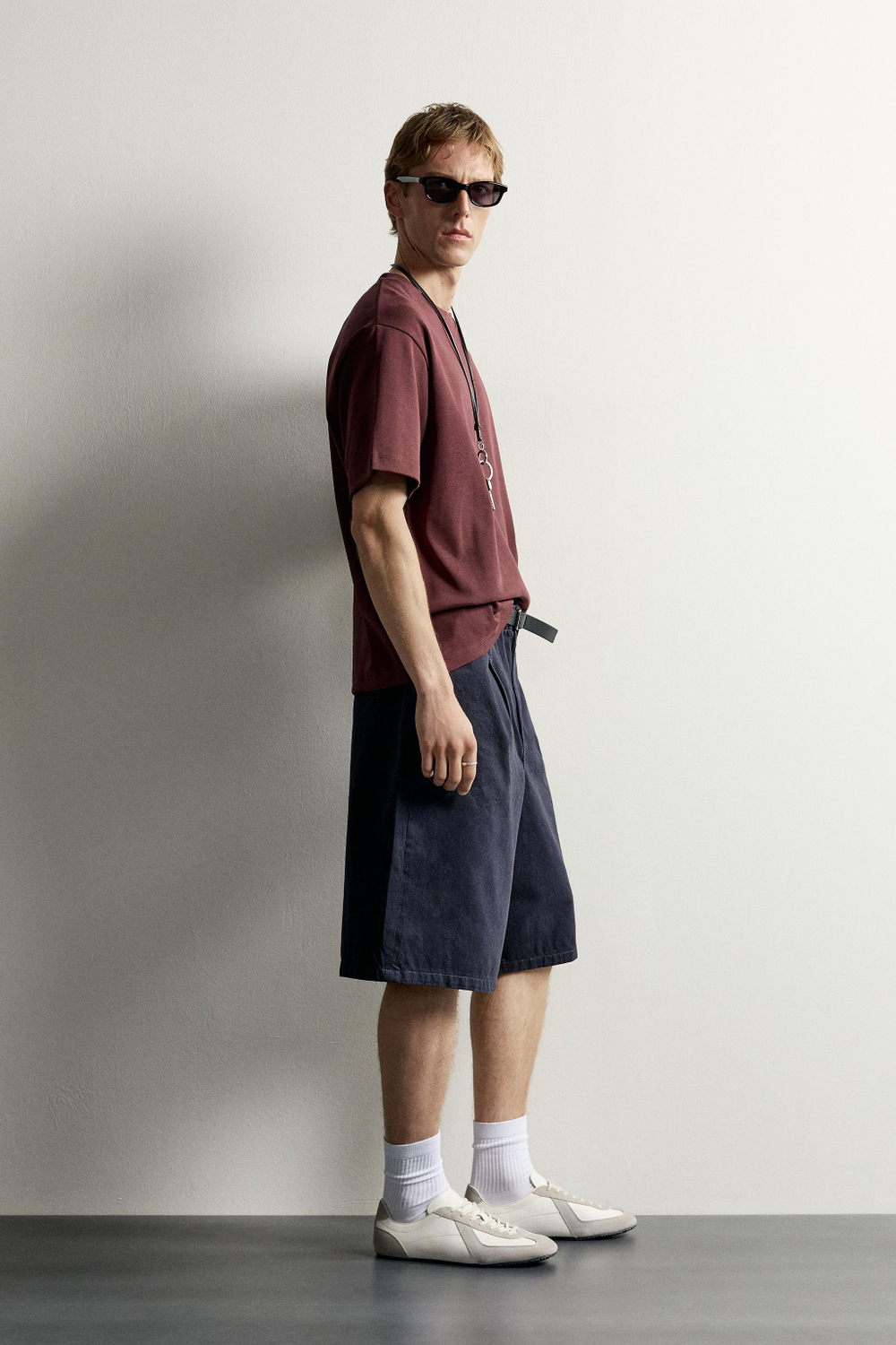 ФУТБОЛКА RELAXED FIT В РУБЧИК — ZARA