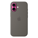 Силиконовый чехол с поддержкой MagSafe Apple Silicone Case для iPhone 16, Stone Gray (Каменно-серый)