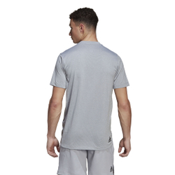 Мужское теннисное поло adidas BOS Primeblue T-Shirt Men - Silver
