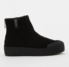 Замшевые ботинки INUIKII Cortina Black на меху