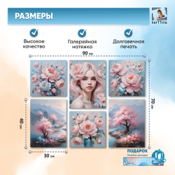 Картина karTTina "Настроение Ван Гог", 90 см х 70 см