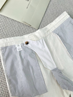 Льняной костюм Brunello Cucinelli