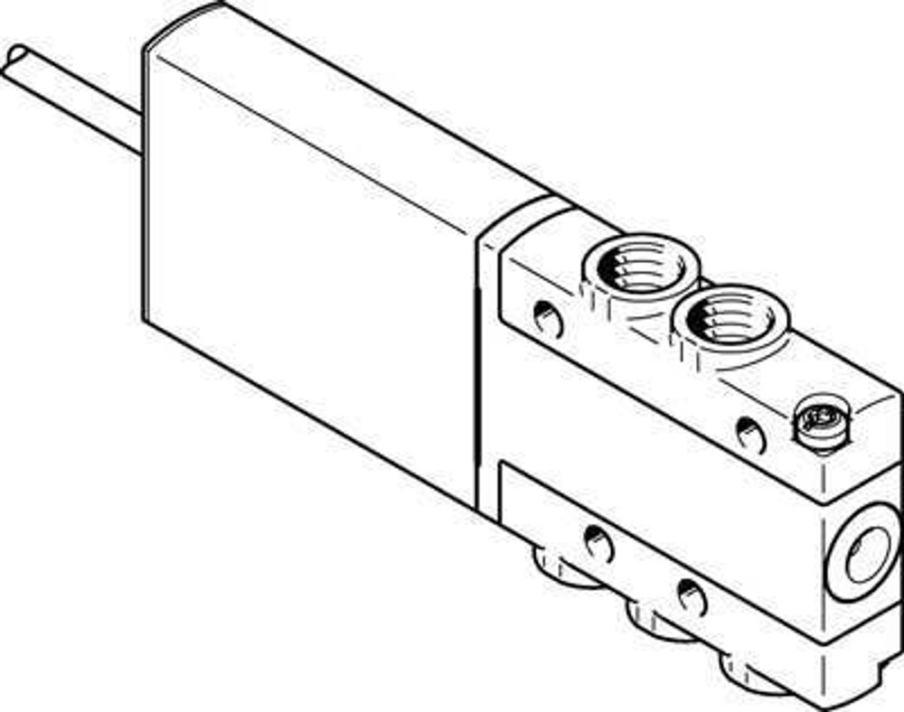 MHE2-MS1H-5/2-M7-K Распределитель с электроуправлением MHE2-MS1H-5/2-M7-K Распределитель с электроуправлением