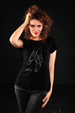 Топ для танцев Dance EveryWear чёрный, SM6001 037