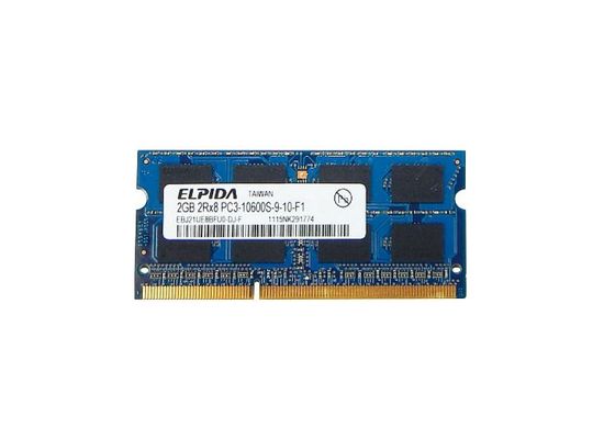 Модуль памяти ELPIDA 2GB PC3-10600 2Rx8 SO-DIMM DDR3 1333MHz