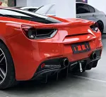 Карбоновый диффузор заднего бампера для Ferrari 488 2015-2020 Феррари