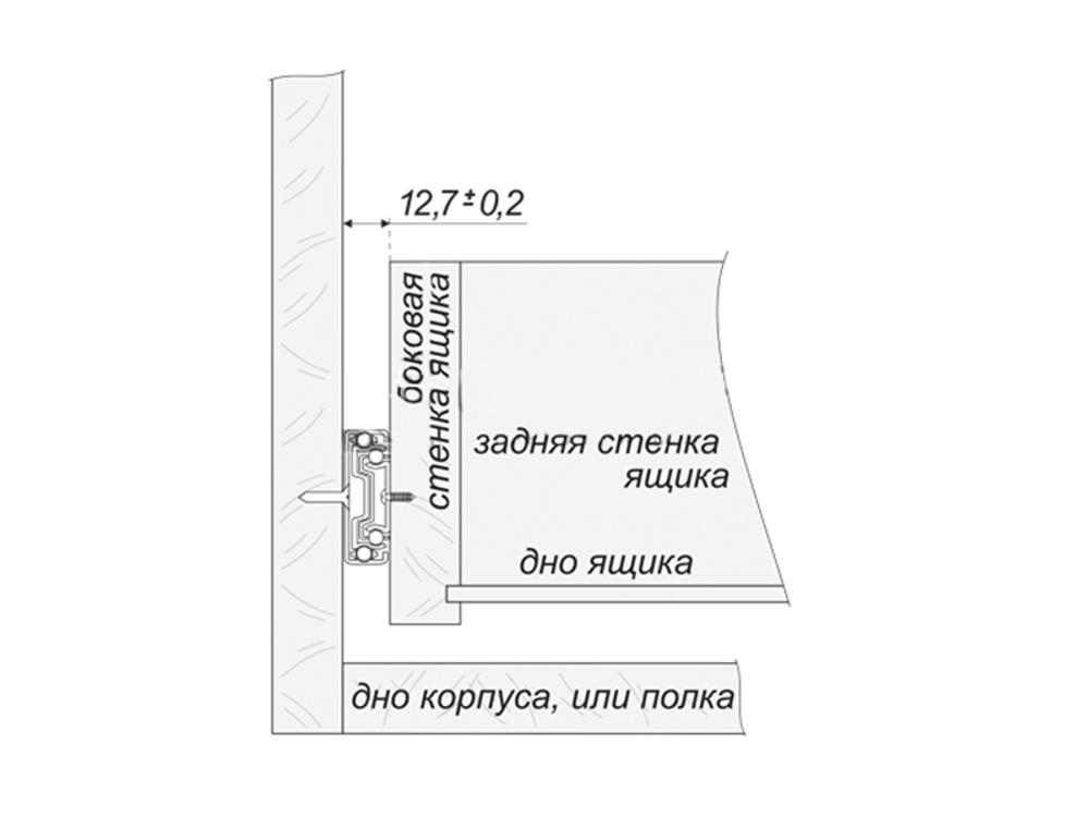 Шариковая направляющая 35х250 — купить в Якутске | Все для мебели