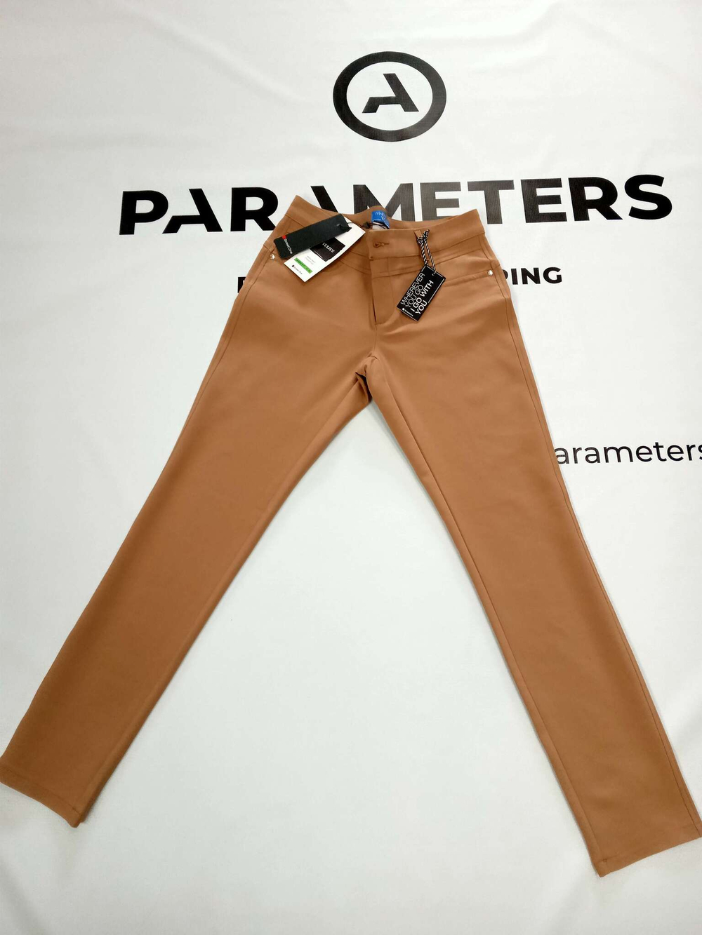 Брюки-стрейч casual fit, Street One.Цвет песочный. Размер 36/30 - 42/44 русский.