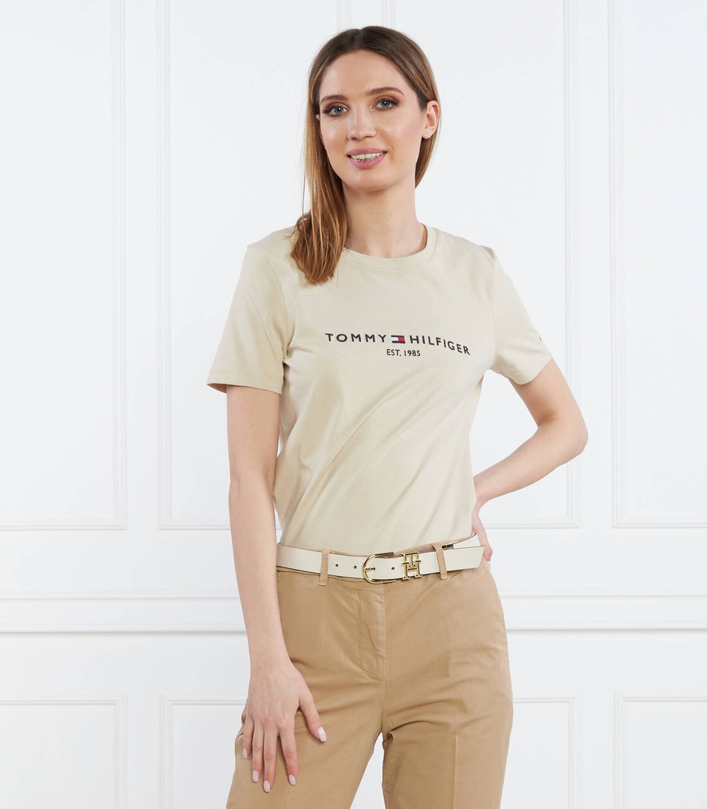 Футболка Tommy Hilfiger - бежевый(WW0WW28681)
