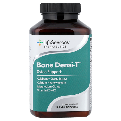 LifeSeasons, Bone Densi-T, Osteo Support, 120 растительных капсул