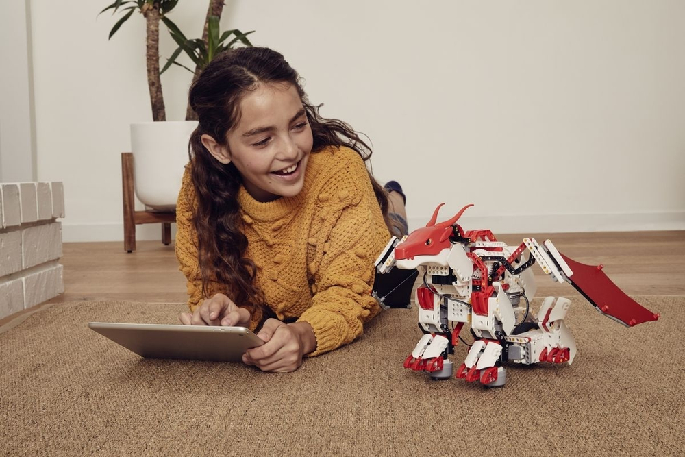 Программируемый робот-конструктор JIMU Mythical Series: FireBot Kit, деталей (632 шт.)