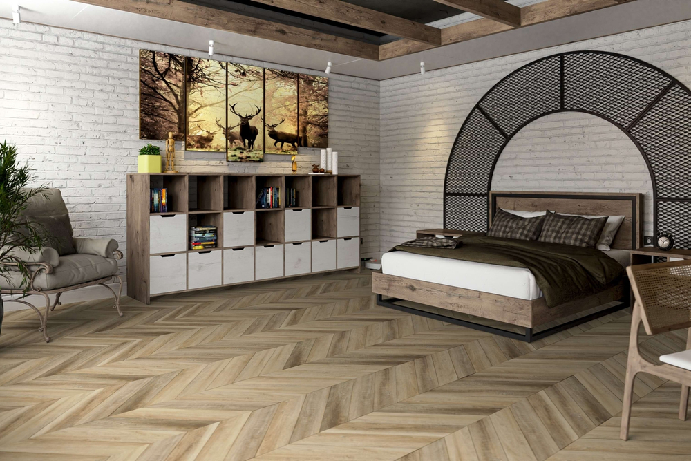 Кварц-винил SPC Damy Floor Chevron SPC 5 мм АМБУАЗ 1.676 м2