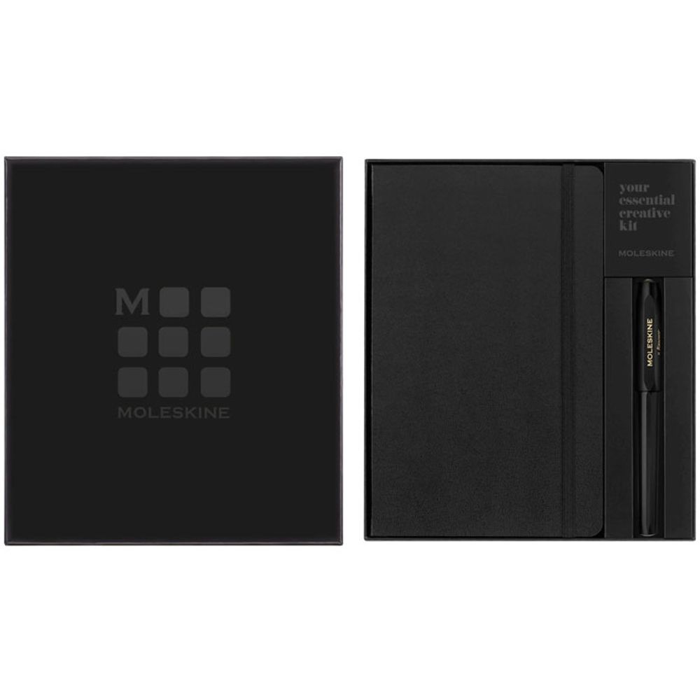 Набор Moleskine блокнот Classic Large в линейку и ручка роллер (KAWPENSETNTBK) 2