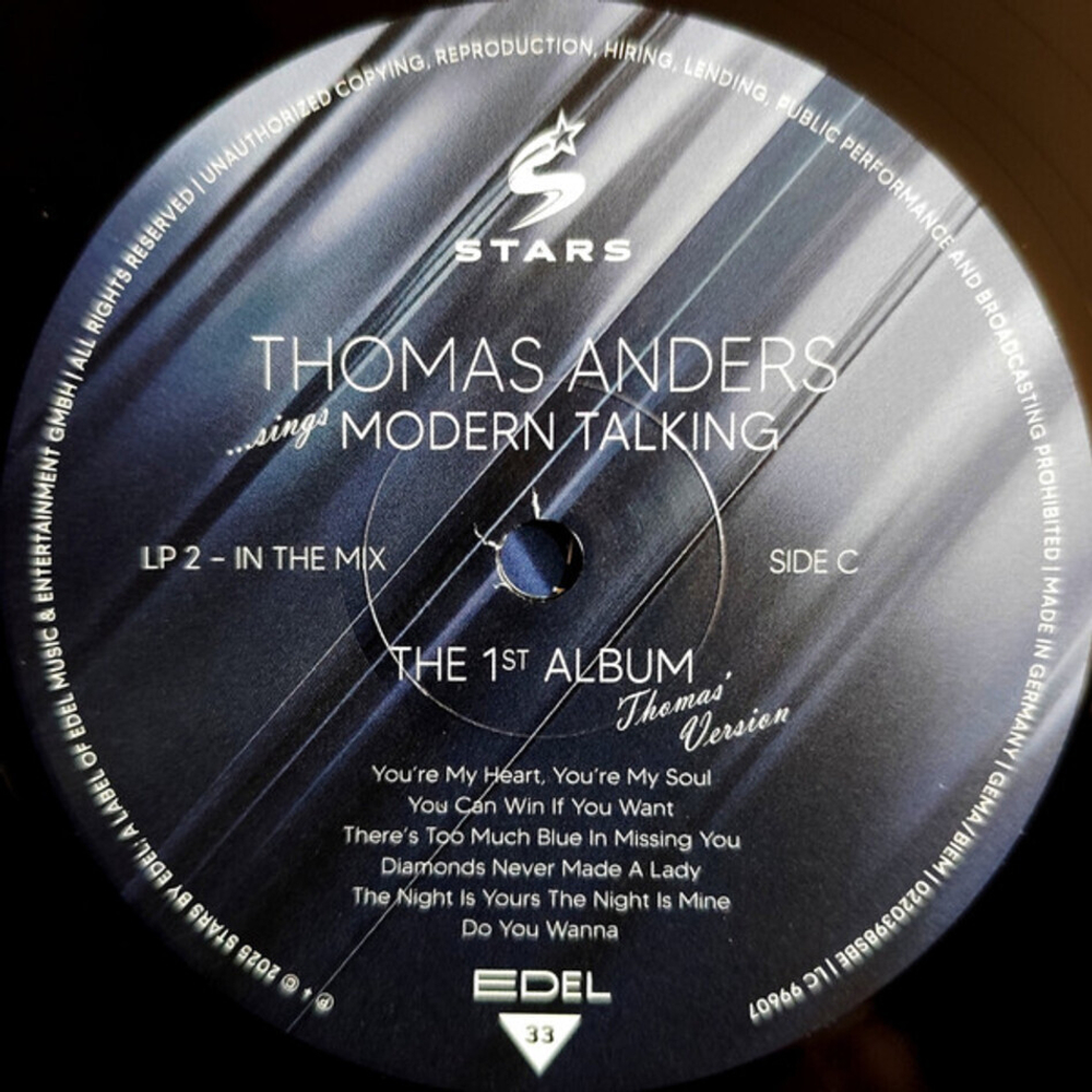 Thomas Anders / ...Sings Modern Talking - The 1st Album - Thomas' Version (2LP)