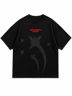 Футболка "Время" Tomorrow Star, oversize, черная