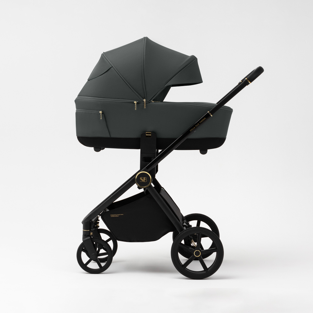 Коляска 2в1 Stella Plus Therma Dark Grey