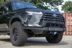 Силовой бампер передний с доп. светом и креплением под лебедку для Lexus GX 550 GX550 2024+ Лексус защитный обвес