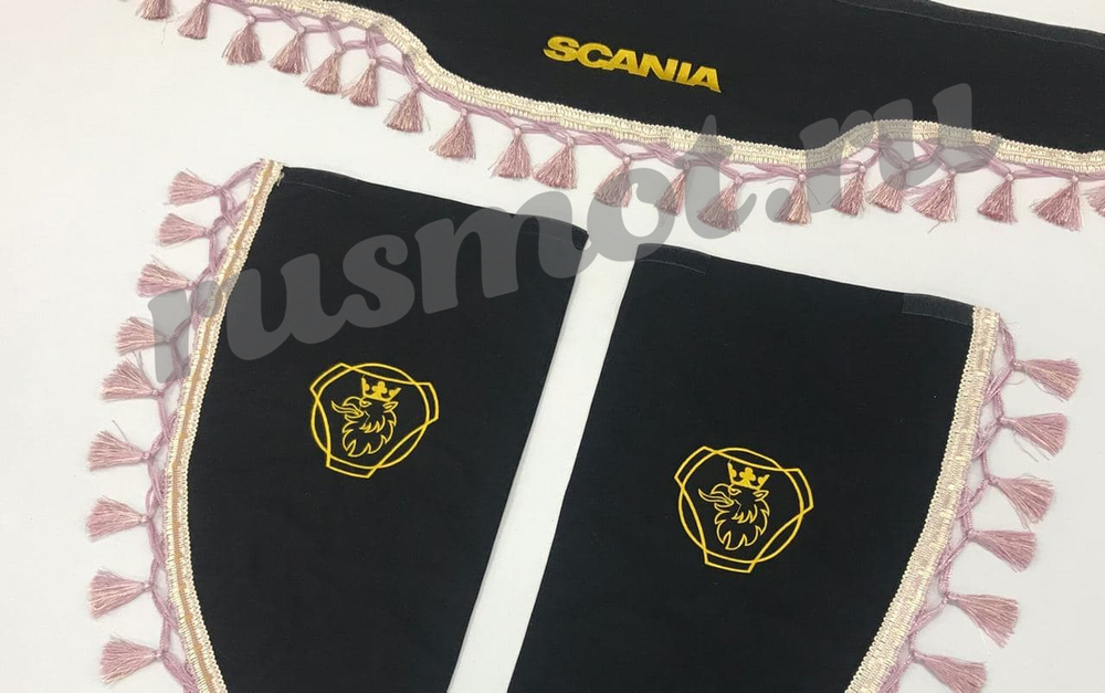 Ламбрекены аликанте вышивка Scania