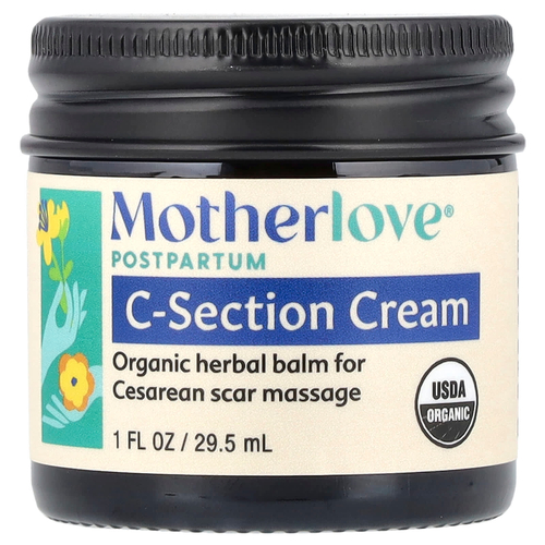 Motherlove, восстановление после родов, крем для ухода за кожей после кесарева сечения, 29,5 мл