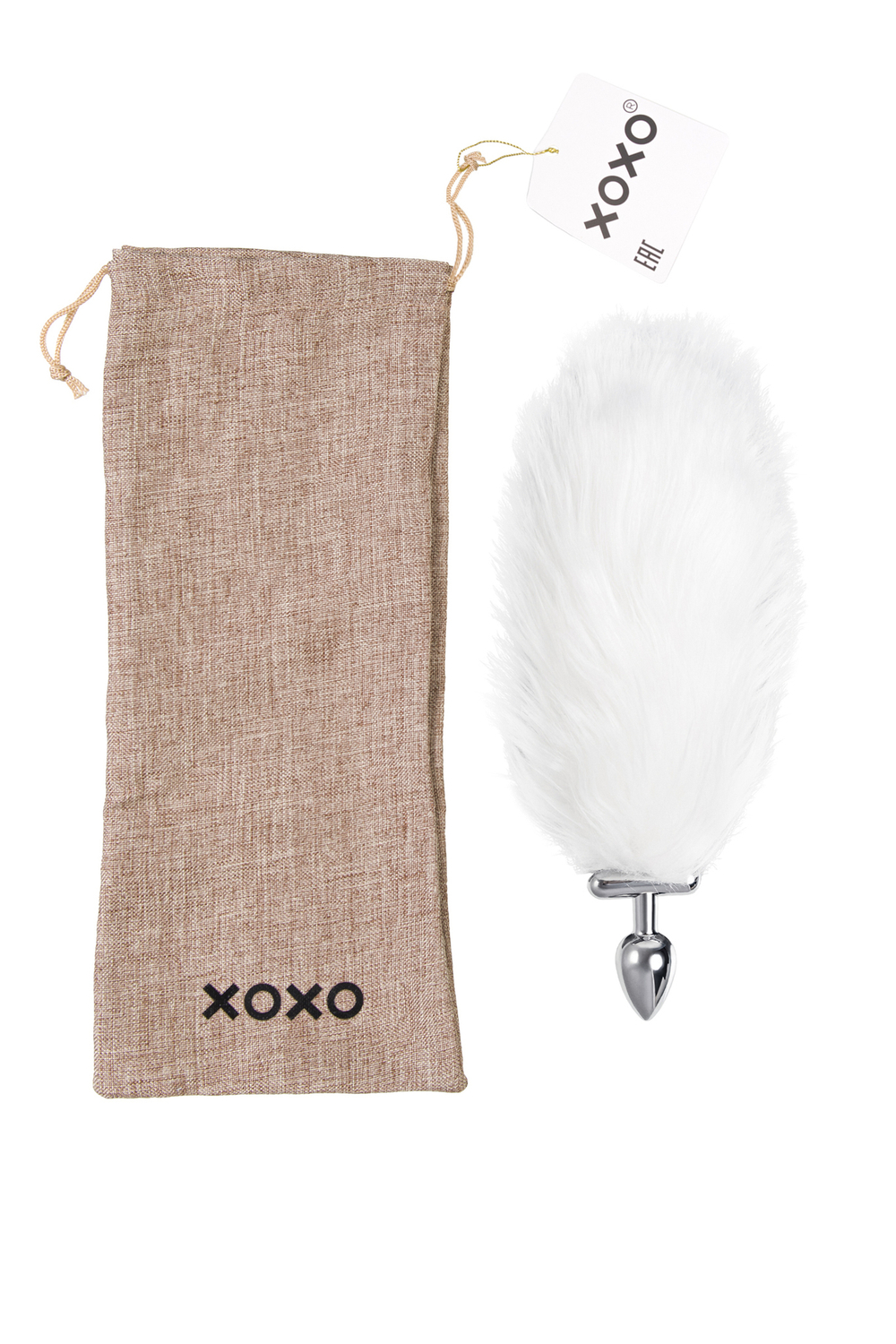 Мешочек XOXO, текстиль, 34х14 см