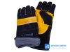 Перчатки пескоструйщика (кожа), черно-желтые арт. EXT black/yellow