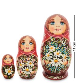 МР-16/ 4-A Матрешка 3м «Мария с цветами»