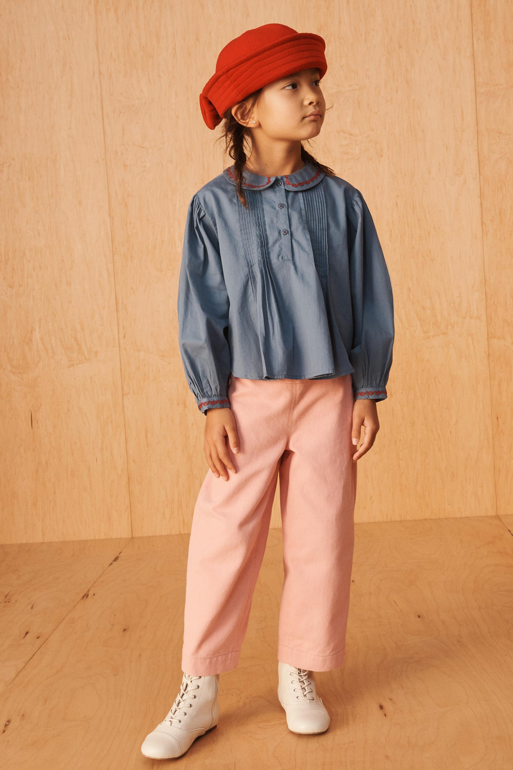 ZARA БРЮКИ СВОБОДНОГО КРОЯ - LIMITED EDITION, РОЗОВЫЙ